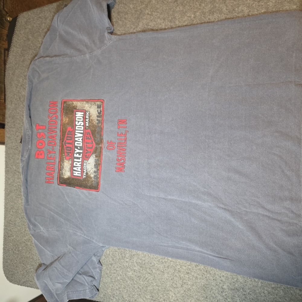 distressed grey Harley-Davidson graphic t-shirt from Nashville, Tennessee Xl I2 - Picture 6 of 6